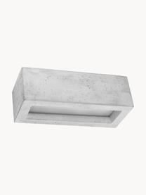 Ręcznie wykonany kinkiet z betonu Vega, Jasny szary, biały, S 30 x W 12 cm