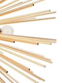 Große Design Pendelleuchte Soleil, Baldachin: Metall, beschichtet, Goldfarben, Ø 72 cm
