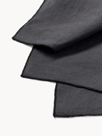 Tovaglioli in lino con bordino Kennedy 4 pz, 100% lino lavato

Il lino è una fibra naturale caratterizzata da traspirabilità, resistenza e morbidezza.

Il materiale utilizzato in questo prodotto è stato testato per sostanze nocive e certificato secondo STANDARD 100 by OEKO-TEX®, 6760CIT, CITEVE., Antracite, nero, Larg. 45 x Lung. 45 cm