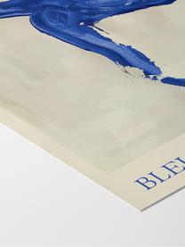 Plakát Bleu, Papír

Tento produkt je vyroben z udržitelných zdrojů dřeva s certifikací FSC®., Světle béžová, královská modrá, Š 30 cm, V 40 cm