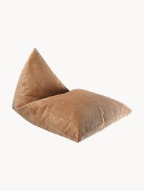 Puf saco infantil de pana Sugar, Funda: pana (100% poliéster) pro, Pana marrón claro, An 70 x L 110