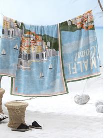 Serviette de plage Amalfi, Multicolore, larg. 90 x long. 170 cm