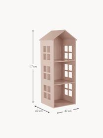 Regał dla dzieci Sevilla, Płyta pilśniowa średniej gęstości (MDF) lakierowana, Drewno naturalne lakierowane na morelowy, S 47 x W 117 cm