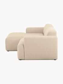 Ecksofa Melva (3-Sitzer), Bezug: 100% Polyester Der hochwe, Gestell: Massives Kiefernholz, Spa, Füße: Kunststoff Dieses Produkt, Webstoff Beige, B 239 x T 143 cm, Eckteil rechts