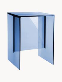 Mesa auxiliar de diseño Max-Beam, Vidrio acrílico tintado con certificado Greenguard, Azul, An 33 x Al 47 cm