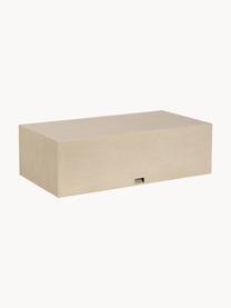 Supporto per monitor con cassetti Ted, Cartone rigido, Beige chiaro, Larg. 49 x Prof. 26 cm