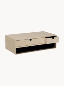 Supporto per monitor con cassetti Ted, Cartone rigido, Beige chiaro, Larg. 49 x Prof. 26 cm