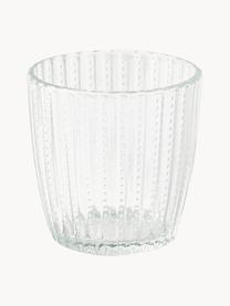 Teelichthalter Marilu aus Glas, 4er-Set, Glas, Transparent, Ø 8 x H 8 cm