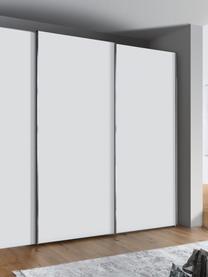Armario Monaco, 3 puertas correderas, Estructura: material de madera recubi, Barra: metal recubierto, Blanco, An 279 x Al 217 cm