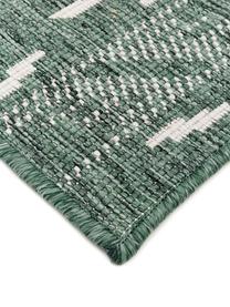 Alfombra reversible de interior/exterior Malibu, Verde, crema, An 200 x L 290 cm (Tamaño L)