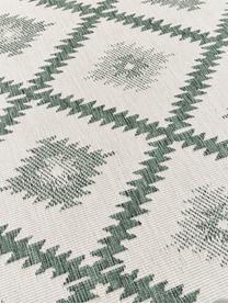 Alfombra reversible de interior/exterior Malibu, Verde, crema, An 200 x L 290 cm (Tamaño L)