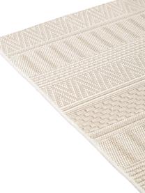 Tapis d'extérieur ethnique Naoto, Crème, beige clair