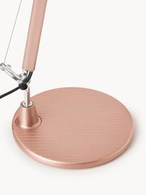 Lampe de bureau orientable Tolomeo Micro, Rose avec finition métallique, larg. 45 x haut. 37-73 cm