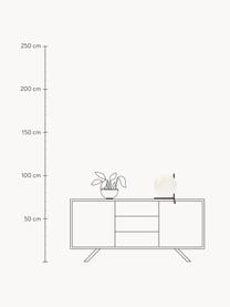 Dimmbare Tischlampe IC Lights, mundgeblasen, Lampenschirm: Glas, Schwarz matt, Weiß, B 30 x H 35 cm