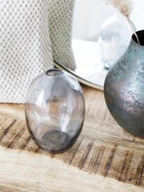 Glas-Vase Sandra, Glas, Grau, transparent, Ø 7 x H 10 cm