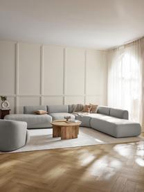 Sofá rinconera modular Sofia (4 plazas), Tapizado: 100% polipropileno Alta r, Estructura: madera de abeto, tablero , Patas: plástico El material util, Tejido gris, An 385 x F 298 cm