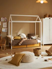 Cama infantil de madera de pino Eco Comfort, 70 x 160 cm, Madera de pino macizo con certificado FSC, madera contrachapada, Madera de pino pintado blanco, An 70 x L 160 cm