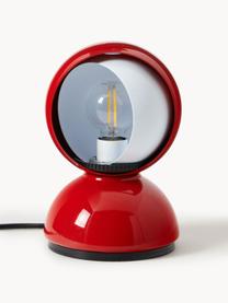 Kleine tafellamp Eclisse, Lampenkap: polycarbonaat, technopoly, Frame: gecoat staal, Rood, Ø 12 x H 18 cm