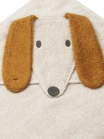 Babyhanddoek Augusta Dog, 100% biokatoen, Beige, B 100 x L 100 cm