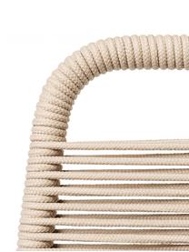 Sillas de jardín Sature, 2 uds., Estructura: acero inoxidable, recubie, Beige, An 53 x F 53 cm