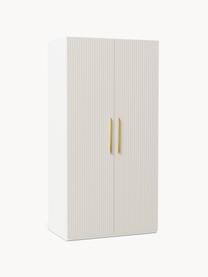 Modulární skříň s otočnými dveřmi Simone, šířka 100 cm, více variant, Dřevo, světle béžová, Interiér Classic, Š 100 x V 200 cm