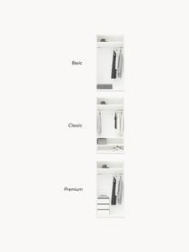 Modulárna šatníková skriňa s otočnými dverami Simone, šírka 100 cm, niekoľko variantov, Drevo, svetlobéžová, Classic, Š 100 x V 200 cm