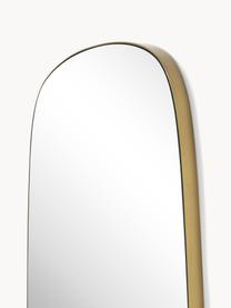 Espejo de pared Alyson, Estructura: metal con pintura en polv, Parte trasera: tablero de fibras de dens, Espejo: cristal, Latón, An 54 x Al 168 cm