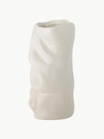 Vase Fabrice, H 22 cm, Steingut, Off White, B 16 x H 22 cm