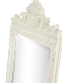 Miroir sur pied avec cadre en bois Lambeth, Blanc