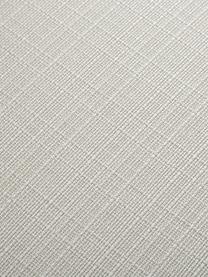 Gestoffeerde stoel Cleo, Bekleding: polyester, Poten: gepoedercoat metaal, Geweven stof crèmewit, 51 x 62 cm