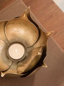 Dizajnový svietnik Conla, Potiahnutý kov, Odtiene zlatej, Ø 20 x V 11 cm