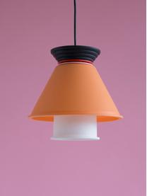 Lampada a sospensione piccola CL2, Paralume: silicone, plastica, Arancione, nero, bianco, Ø 21 x Alt. 20 cm