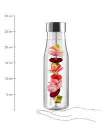 Carafe design My Flavour, 1 l, Carafe : transparent Couvercle et tige : acier inoxydable, haut. 28 cm, 1 l