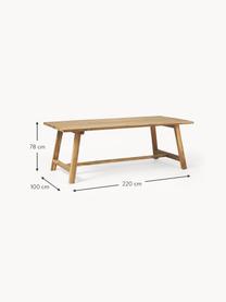 Table en bois de teck Lawas, tailles variées, Bois de teck recyclé, finition naturelle
Ce produit est fabriqué à partir de bois certifié FSC® issu du développement durable, Bois de teck, larg. 180 x prof. 90 cm