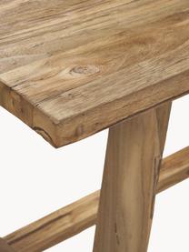 Table en bois de teck Lawas, tailles variées, Bois de teck recyclé, finition naturelle
Ce produit est fabriqué à partir de bois certifié FSC® issu du développement durable, Bois de teck, larg. 180 x prof. 90 cm