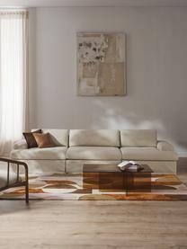 Modulares Sofa Russell (4-Sitzer) mit abnehmbaren Bezügen, Bezug: 100% Baumwolle Der strapa, Gestell: Massives Kiefernholz, Spe, Webstoff Hellbeige, B 309 x T 103 cm