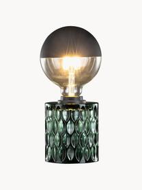 Malá stolová lampa zo zeleného skla Crystal Magic, Zelená, Ø 11 x V 13 cm