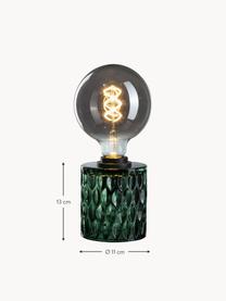 Petite lampe à poser Crystal Magic, Vert, Ø 11 x haut. 13 cm