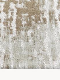 Tappeto in cotone a tessitura piatta Louisa, Retro: lattice Il materiale util, Tonalità grigie, argentato, Larg. 80 x Lung. 150 cm (taglia XS)