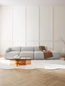 Diván modular grande Sofia, Tapizado: 100% polipropileno Alta r, Estructura: madera de pino macizo, ag, Patas: plástico Este producto es, Tejido gris, An 340 x F 103 cm, módulo esquina izquierda