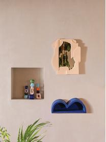 Kunststoff-Wandregal Wonky, Polyresin, Royalblau, B 42 x H 16 cm