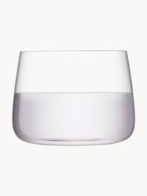 Vasos Metropolitan, 4 uds., Vidrio, Transparente, Ø 9 x Al 7 cm, 360 ml