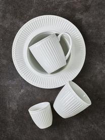 Tazas de café artesanales Alice, 2 uds., Gres, Blanco, Ø 10 x Al 10 cm