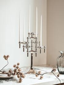 Candelabro Stoff Nagel, Metal recubierto, Plateado, Ø 17 x Al 23 cm