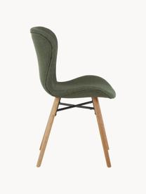 Čalouněné židle Batilda, 2 ks, Tmavě zelená, Š 47 cm, H 53 cm