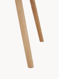 Sillas tapizadas Batilda, 2 uds., Tapizado: poliéster Alta resistenci, Patas: madera de roble maciza co, Tejido verde bosque, madera de roble, An 56 x Al 83 cm