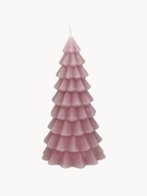 Svíčka Christmas Tree, V 20 cm, Parafín, Růžová, Ø 10 cm, V 20 cm