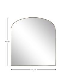 Wandspiegel Francis, Rahmen: Metall, beschichtet, Rückseite: Mitteldichte Holzfaserpla, Spiegelfläche: Spiegelglas, Goldfarben, B 80 x H 85 cm