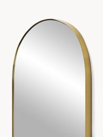 Specchio da parete Francis, Cornice: metallo rivestito, Retro: pannello di fibra a media, Superficie dello specchio: lastra di vetro, Dorato, Larg. 80 x Alt. 85 cm