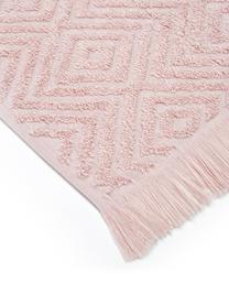 Lot de serviettes de bain à surface en relief Jacqui, 3 élém., Coton
Grammage intermédiaire 490 g/m², Rose, Lot de différentes tailles